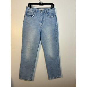 Levi 70 High Slim Straight Jeans Some A Sz 30 Mid Wash Denim Big E‎ Y2K 90's